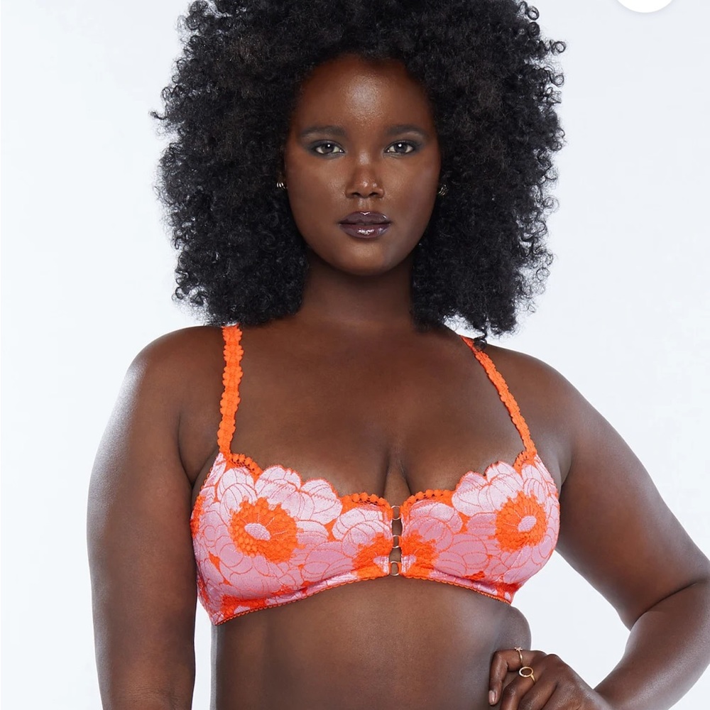 Perfect Poppies Lace Bralette NEW